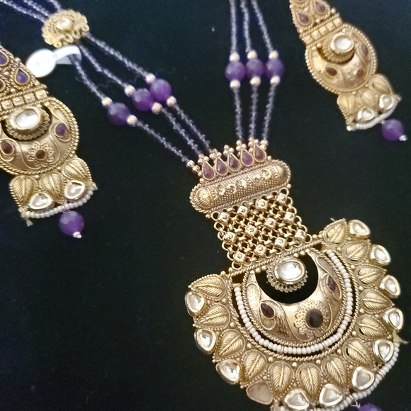 Indian jewelry necklace set - Picture 12 of 15